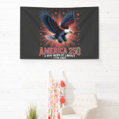 Amerika 250ste verjaardag spandoek (Insitu)