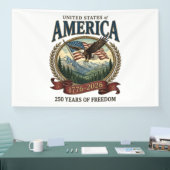 Amerika 250ste verjaardag spandoek (Beurs)