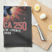 Amerika 250ste verjaardag theedoek (Quarter Fold)