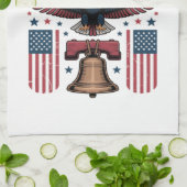 Amerika 250ste verjaardag theedoek (Gevouwen)