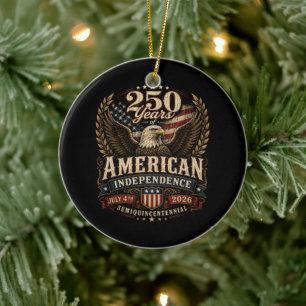Amerika 250ste verjaardag usa keramisch ornament