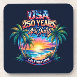 Amerika 250ste verjaardag USA Palm Beach Bier Onderzetter
