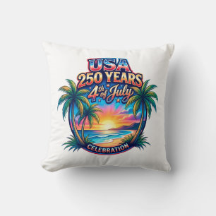 Amerika 250ste verjaardag USA Palm Beach Kussen