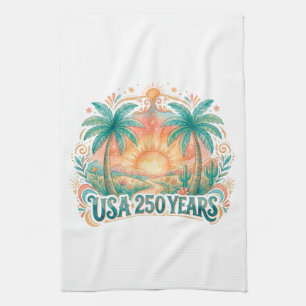Amerika 250ste verjaardag USA Palm Beach Theedoek