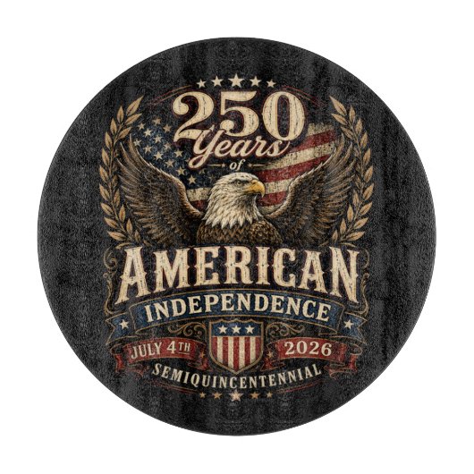 Amerika 250ste verjaardag usa snijplank (Voorkant)