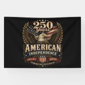 Amerika 250ste verjaardag usa spandoek (Horizontaal)