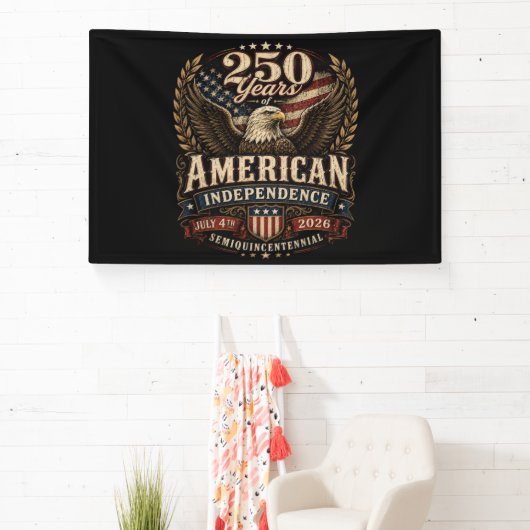 Amerika 250ste verjaardag usa spandoek (Insitu)