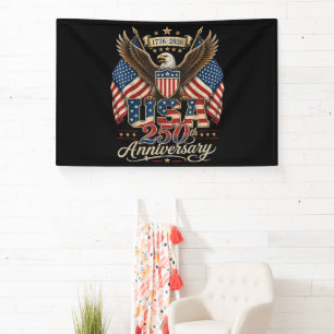 Amerika 250ste verjaardag VS 1776 2026 Spandoek