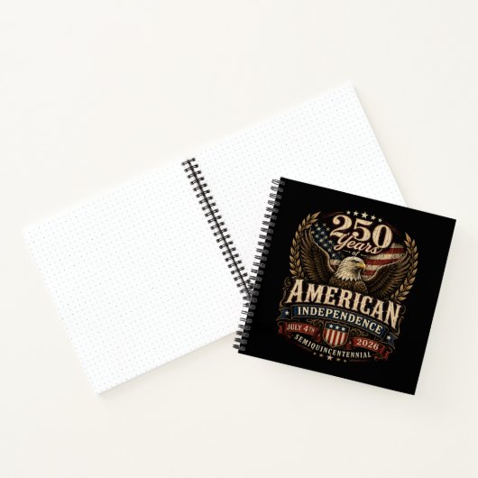 Amerika 250ste verjaardag VS Notitieboek (Binnen)