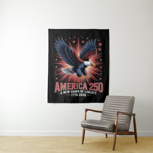 Amerika 250ste verjaardag wandkleed (In situ)