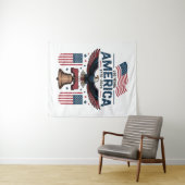 Amerika 250ste verjaardag wandkleed (In Situ (horizontaal))