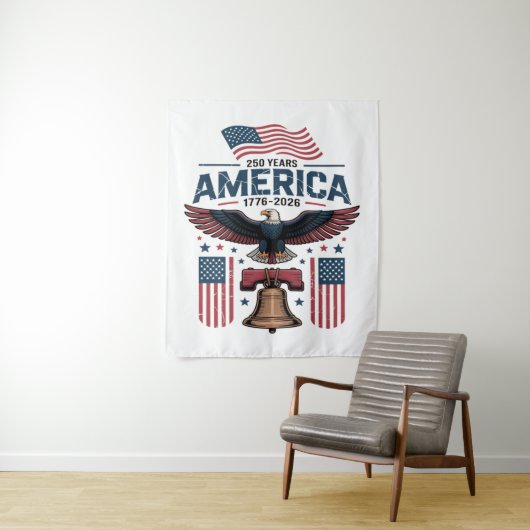 Amerika 250ste verjaardag wandkleed (In situ)