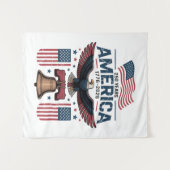 Amerika 250ste verjaardag wandkleed (Voorkant (horizontaal))