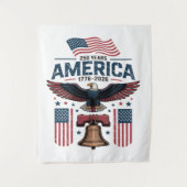 Amerika 250ste verjaardag wandkleed (Voorkant)