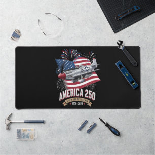 Amerika 250ste verjaardagsvliegtuig bureaumat
