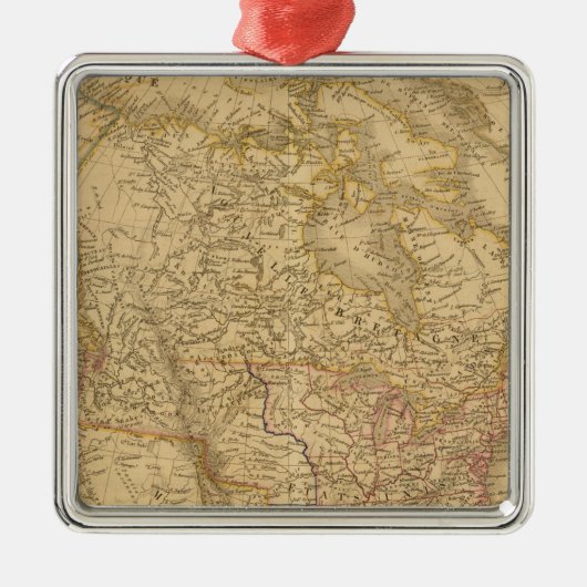 Amerika 2 metalen ornament (Voorkant)