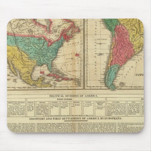 Amerika 3 muismat (Voorkant)