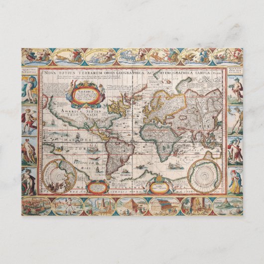 Amerika 4 briefkaart (Voorkant)