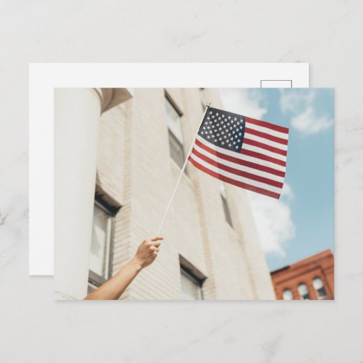 Amerika 4 feestdagenkaart (Voorkant / Achterkant)