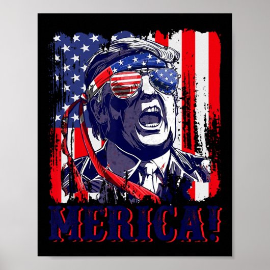 Amerika 4 juli Amerikaanse vlag Murica Amerika GIF Poster (Voorkant)