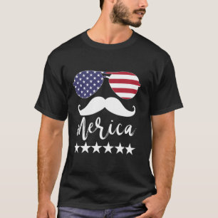 Amerika 4 juli Amerikaanse Vlag VS Amerika Patri T-shirt