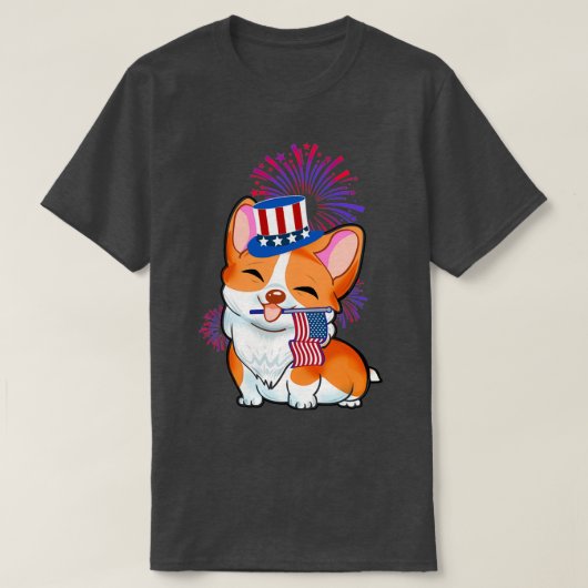 Amerika 4 juli Onafhankelijkheidsdag Patriottisch T-shirt (Design voorkant)