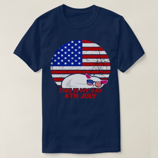 Amerika 4 juli patriottische vakantie (30) t-shirt (Design voorkant)