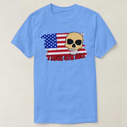 Amerika 4 juli patriottische vakantie (33) t-shirt (Design voorkant)