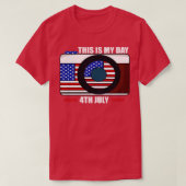 Amerika 4 juli patriottische vakantie (4) t-shirt (Design voorkant)