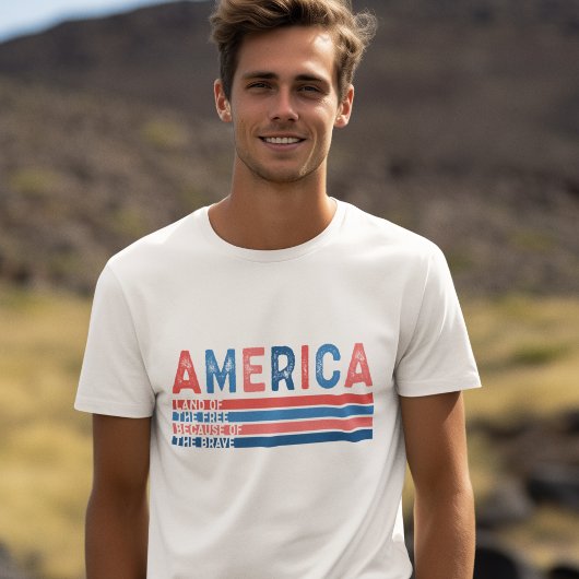 -Amerika 4 juli T-shirt