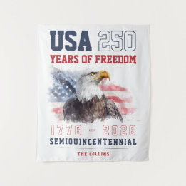 Amerika 4 juli VS 250ste verjaardagsfeest Wandkleed