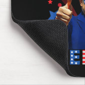 Amerika 4 juli Vuurwerk Grappig Trump Independe Muismat (Hoek)