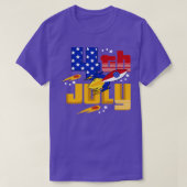 Amerika 4e feestdag juli (2) t-shirt (Design voorkant)