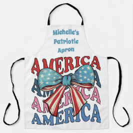 Amerika 4th juli grote boog schort