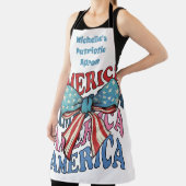 Amerika 4th juli grote boog schort (Insitu)