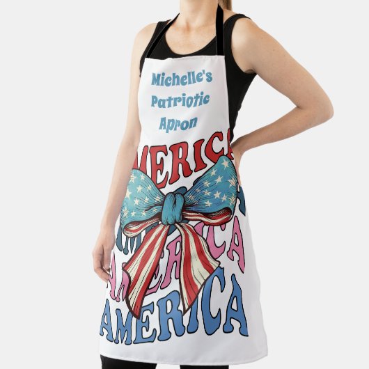 Amerika 4th juli grote boog schort (Insitu)