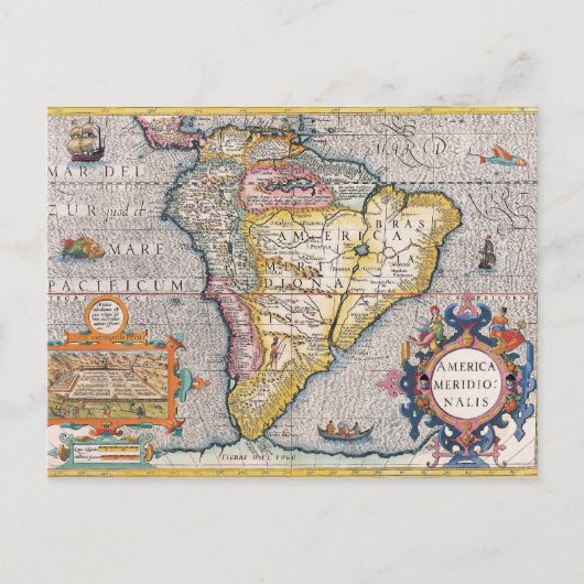 Amerika 5 briefkaart (Voorkant)
