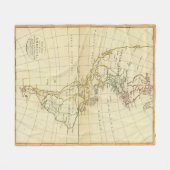 Amerika 7 2 fleece deken (Voorkant (Horizontaal))