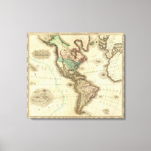 Amerika 8 canvas afdruk (Voorkant)