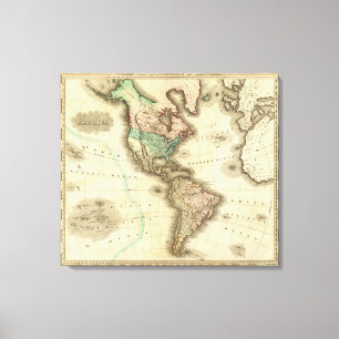Amerika 8 canvas afdruk