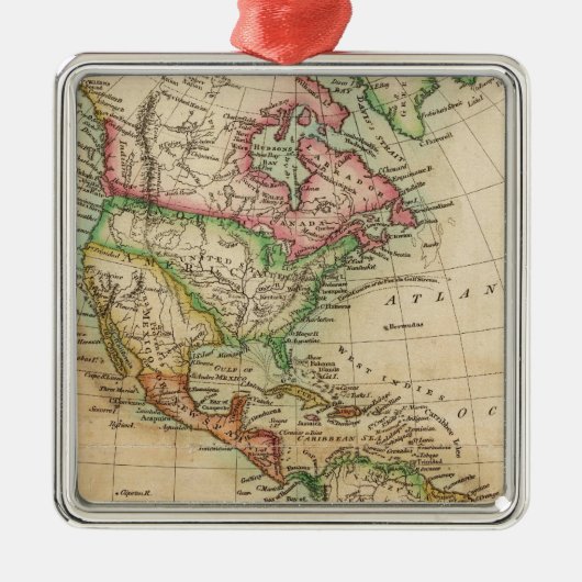Amerika 8 metalen ornament (Voorkant)