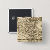 Amerika 8 vierkante button 5,1 cm (Voorkant /achterkant)