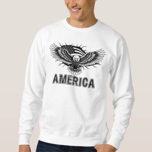 Amerika, Adelaar Amerikaanse Vlag Trui (Voorkant)