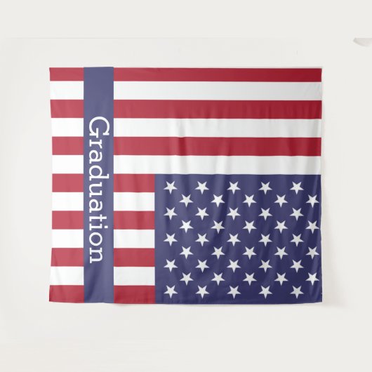 AMERIKA Afstuderen BACKDROP Wandkleed (Voorkant (horizontaal))