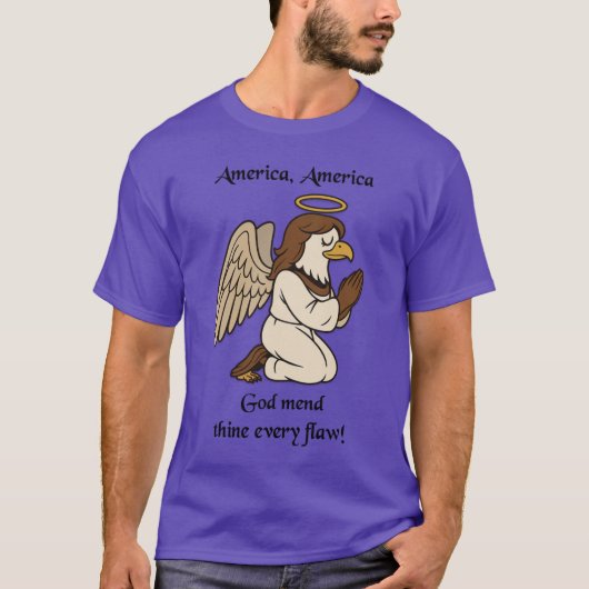 Amerika, Amerika, God verhelp elke fout! T-shirt (Voorkant)