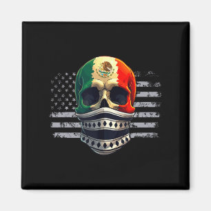 Amerika Amerikaans Mexicaanse trots vlag Mexico wo Magneet