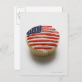 Amerika, amerikaans, sterren en strepen, fee briefkaart (Voorkant / Achterkant)