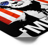 Amerika Amerikaanse vlag 4 juli Murica Patriottisc Poster (Hoek)