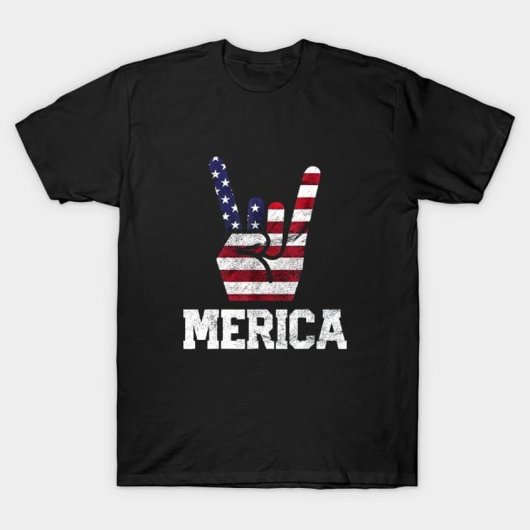 AMERIKA - Amerikaanse vlag T-shirt