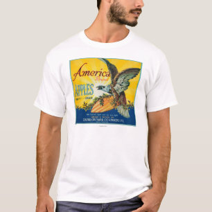 Amerika Apple Crate LabelDufur, OF T-shirt
